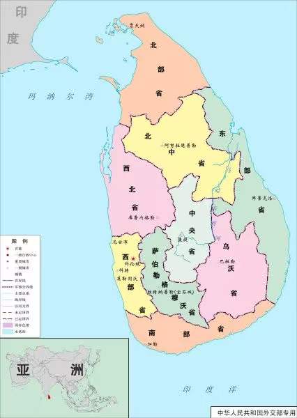 斯里兰卡地理位置地图（斯里兰卡破产最新现状原因）