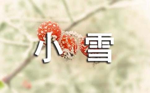 2022年最新小雪微信简短祝福语大全