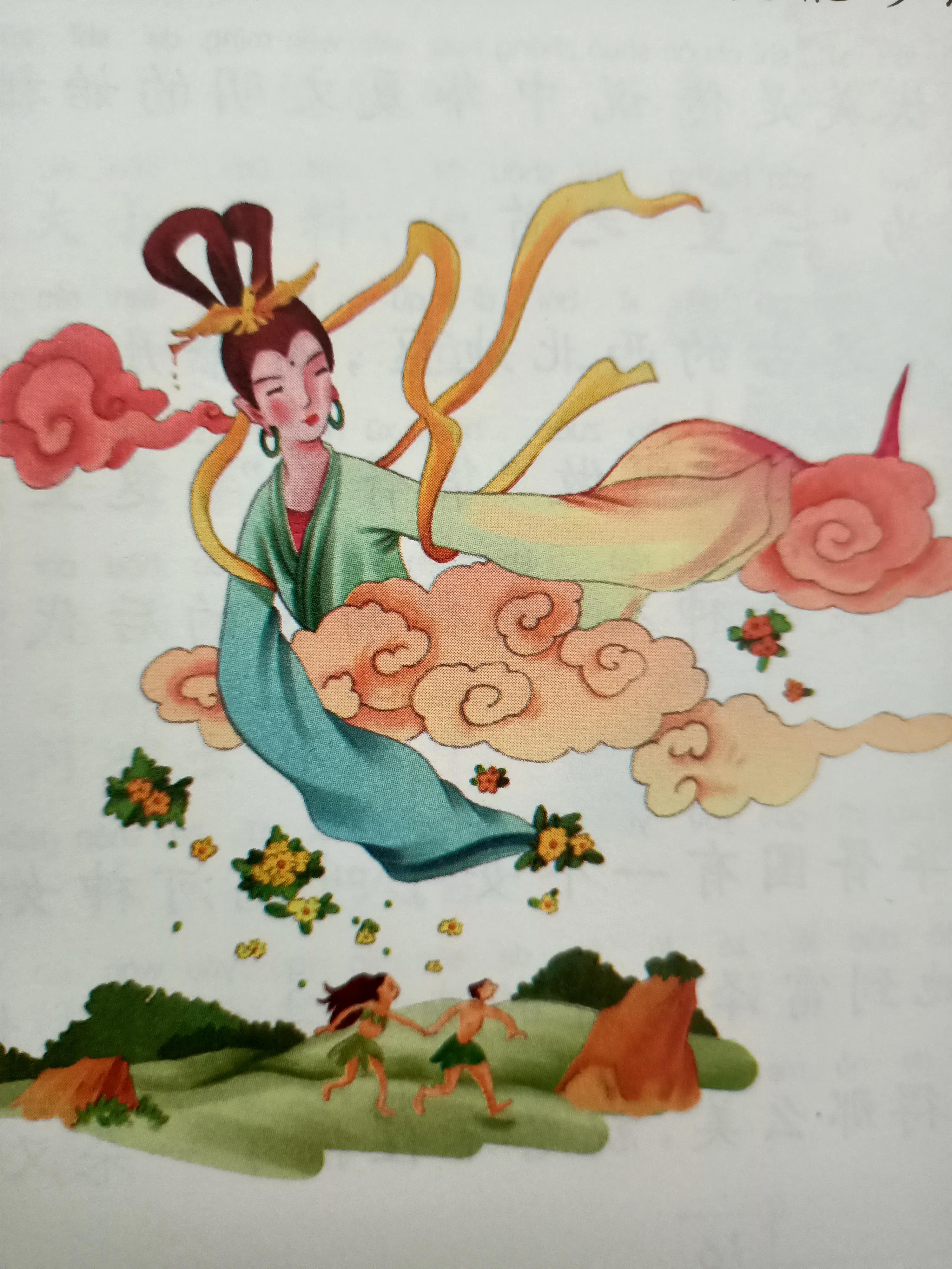 女娲造人的传说，中国神话故事女娲造人