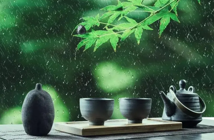 下雨天喝茶的短句子10句，感受慢下来的时光