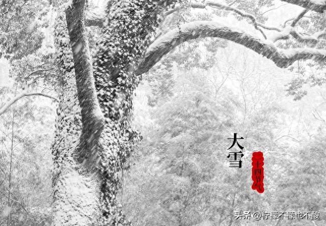 大雪节气祝福语20句，风雪交加，关怀暖心