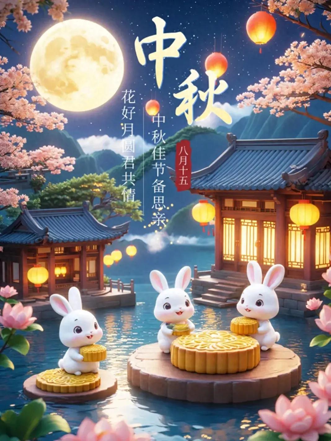 中秋文案短句创意15句，星河与你，皆望团圆