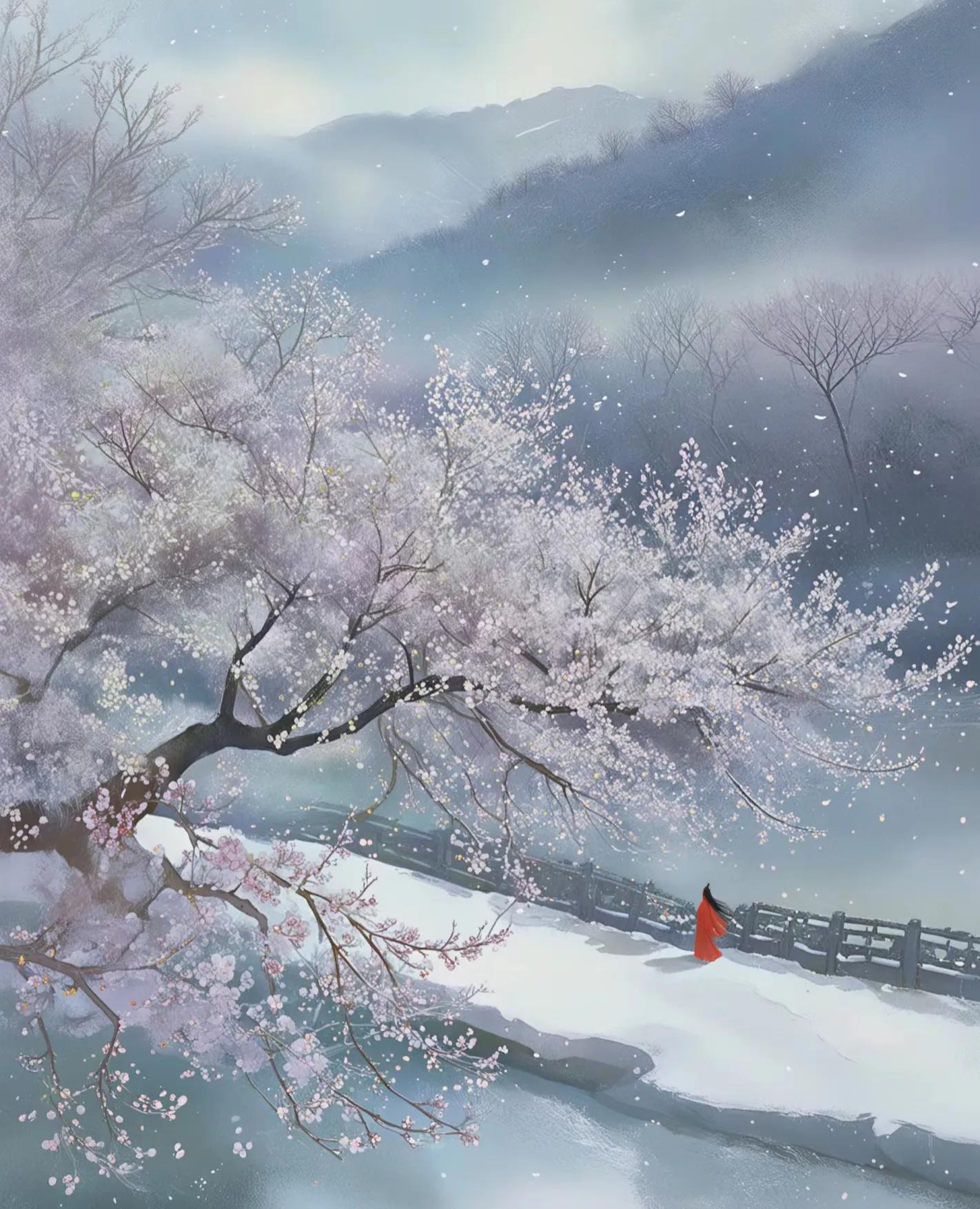 描写大雪纷飞的诗句20句，治愈一整个冬天