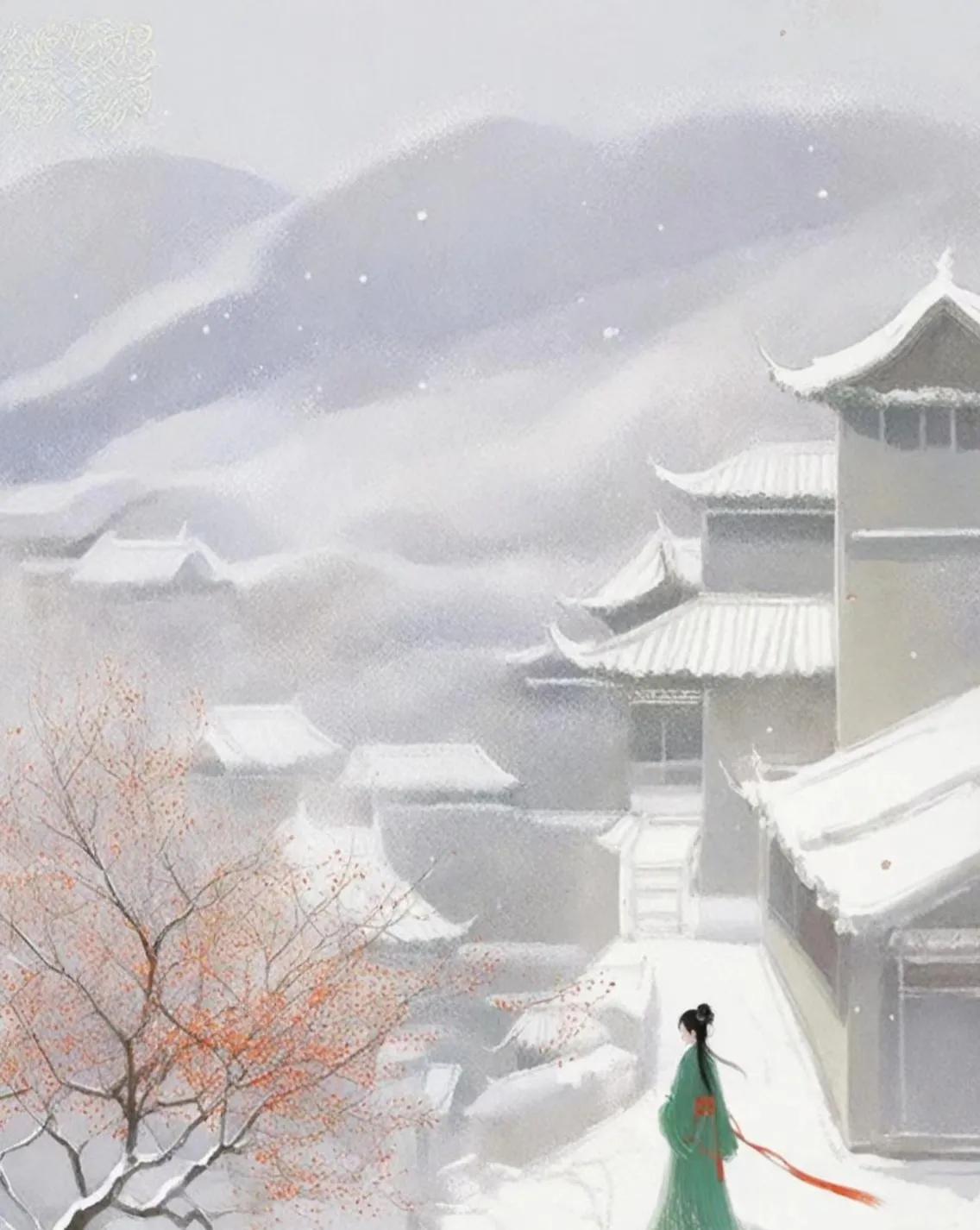 大雪纷飞的诗句16句，惊艳了整个冬天