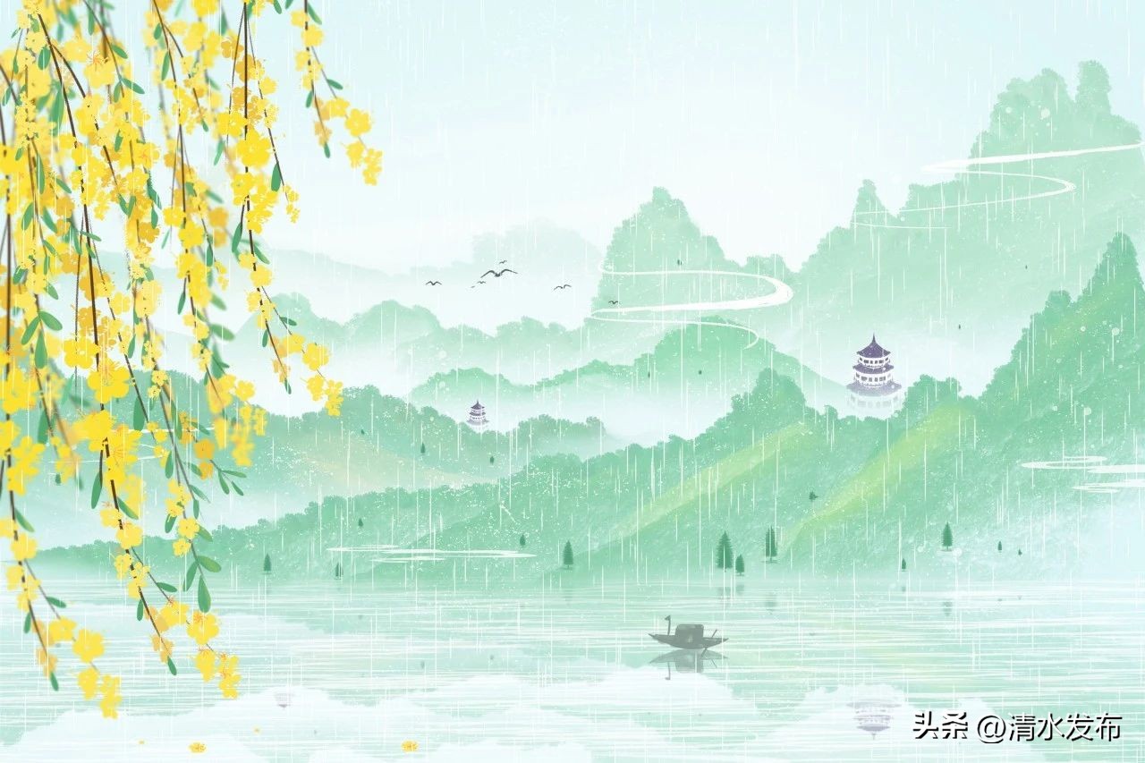 雨的古诗100句，相同的雨，不同的美!