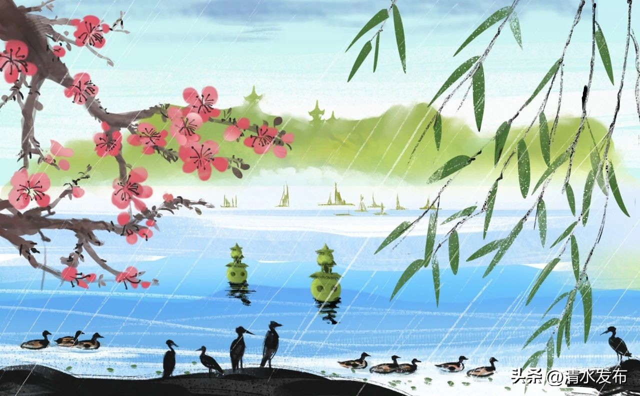 雨的古诗100句，相同的雨，不同的美!