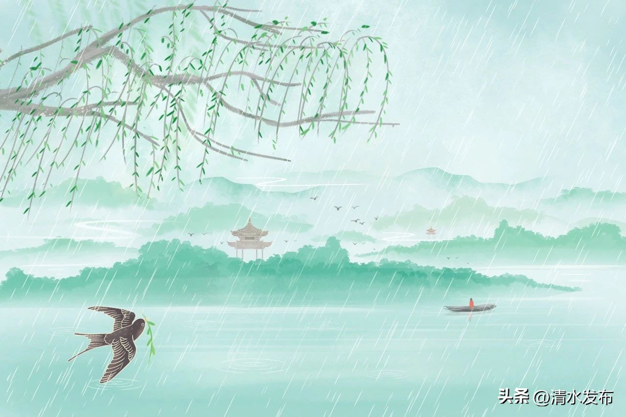 雨的古诗100句，相同的雨，不同的美!