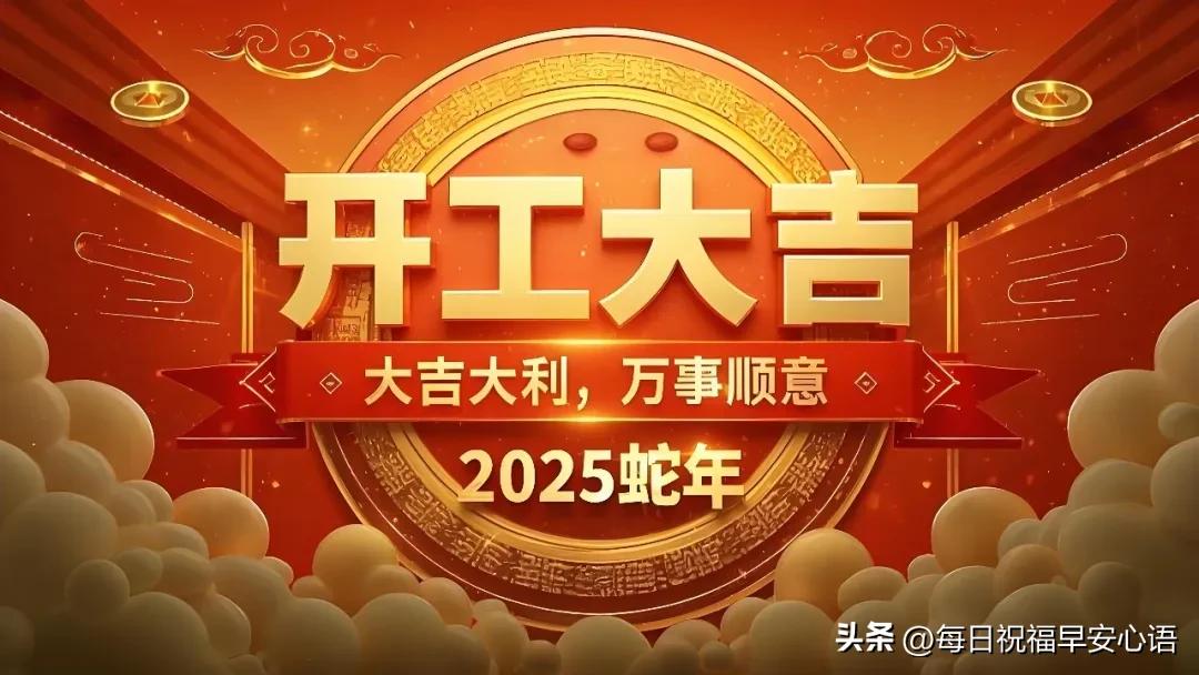 开工祝福语10句，祝你元气满满一整年!