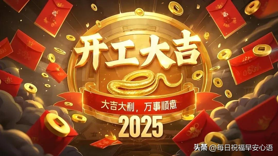 开工祝福语10句，祝你元气满满一整年!