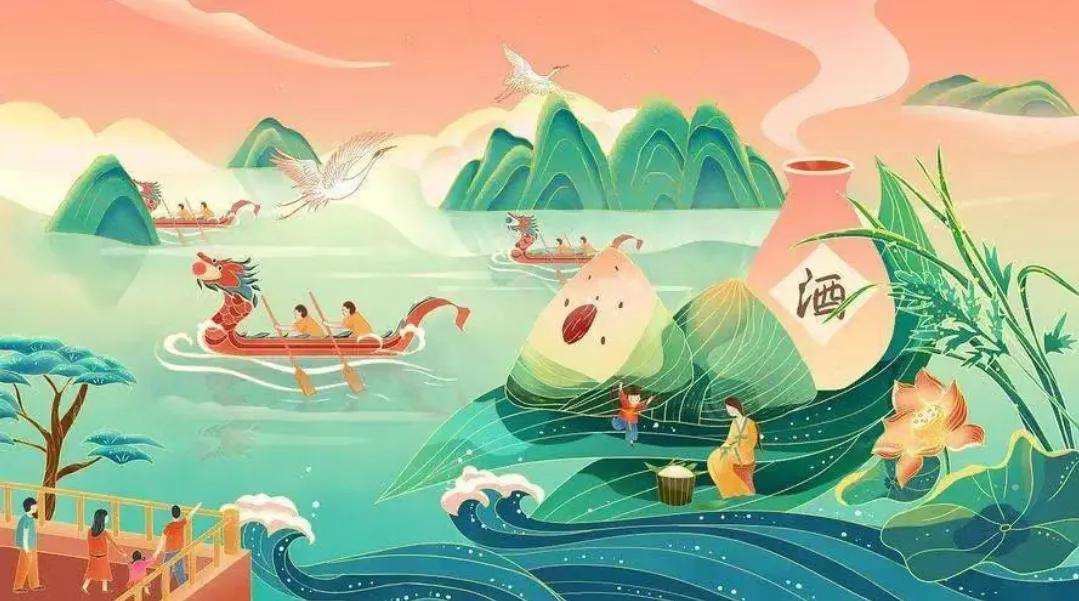 关于端午的诗句10首，端午安康，美好接“粽”而至