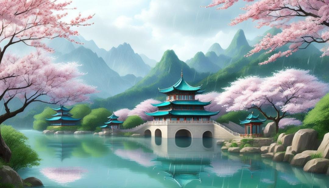 描写春天的诗词佳句200句，感受墨香中的春意盎然