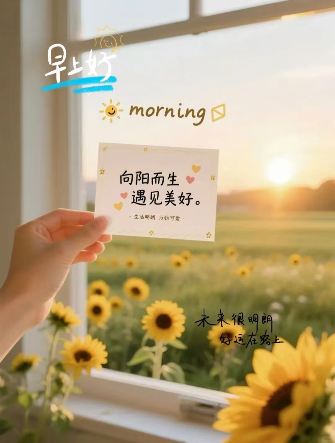 暖心的祝福语录经典21句，早上好祝福语