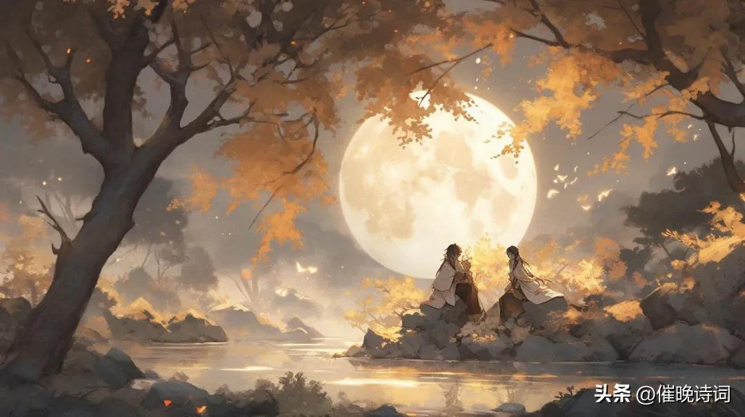 中秋团圆美好古诗15句，中秋月正圆，诗意洒人间