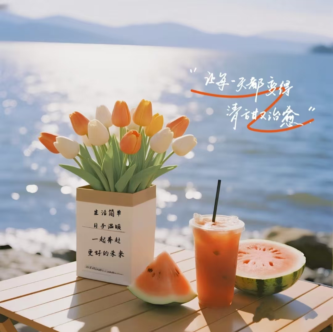 早上好的句子21句，一声早上好，心情自然好