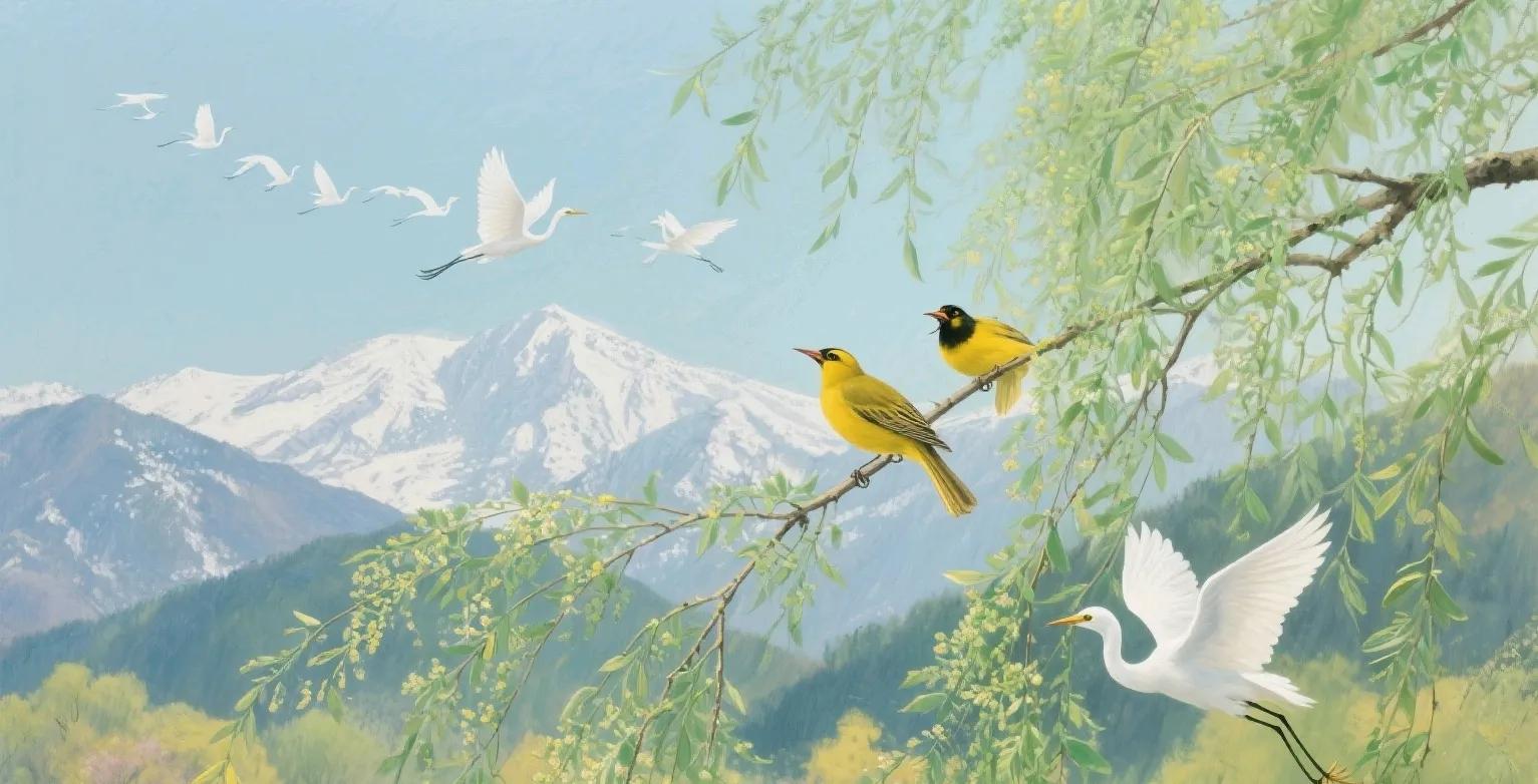 描写景色的古诗10首，字字惊艳，醉倒千年!