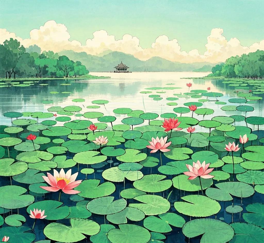 描写西湖的诗句8首，一湖诗意，千年风雅