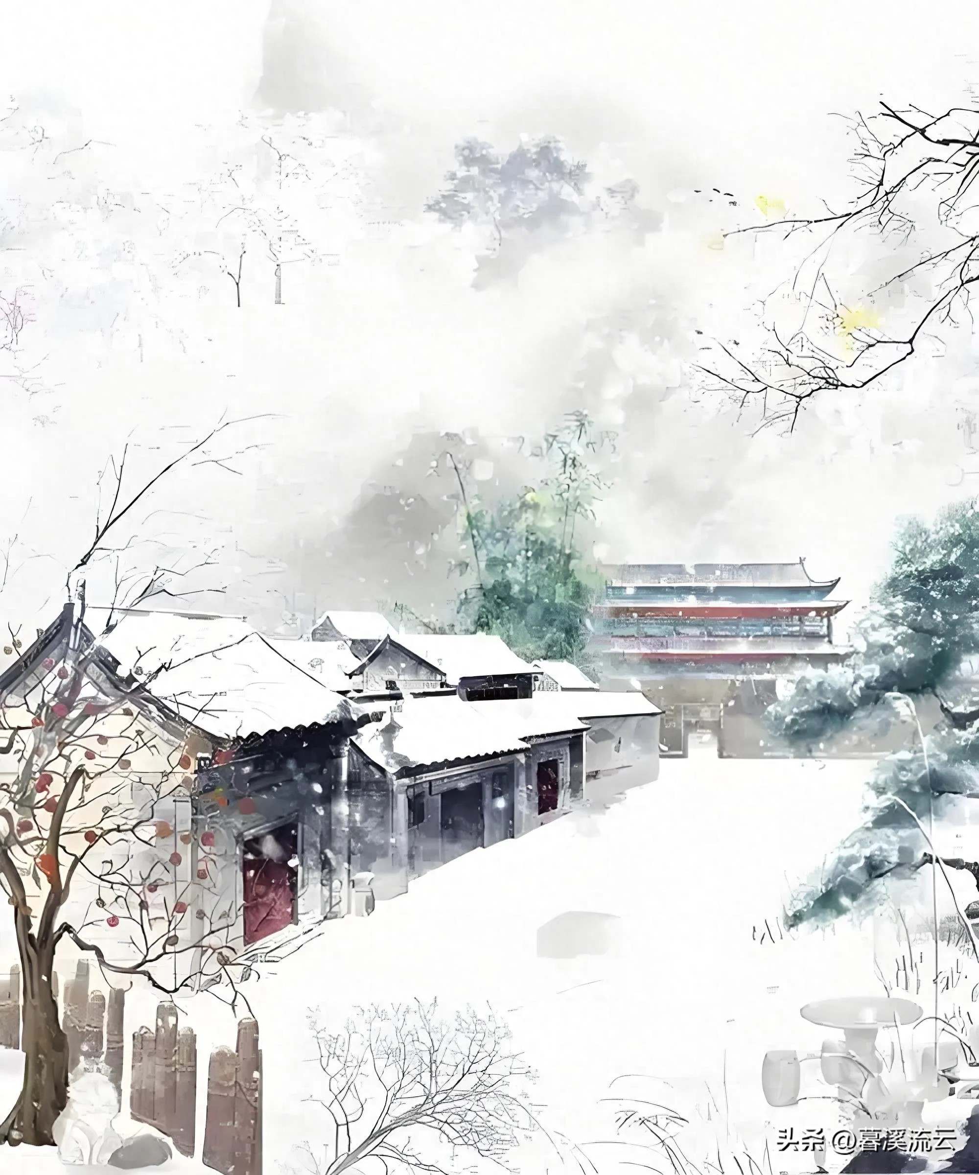 赞美冬雪的诗句10首，雪落无声，美如画卷