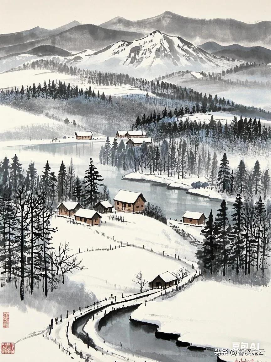 赞美冬雪的诗句10首，雪落无声，美如画卷