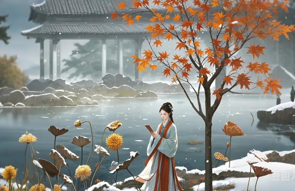 初冬的诗句10首，美了流年，暖了心扉