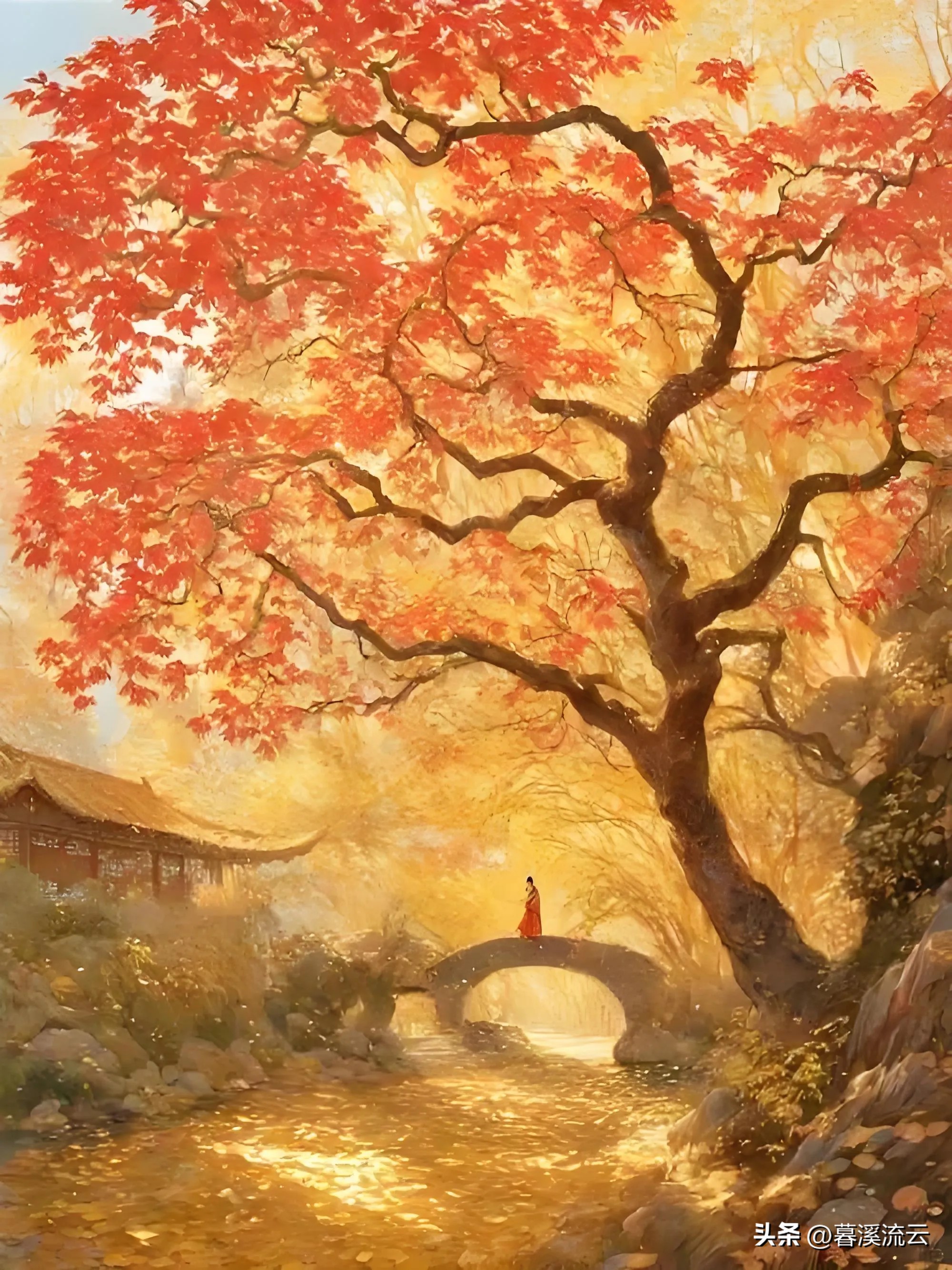 深秋唯美的诗句10首，秋意绵绵，岁月静美