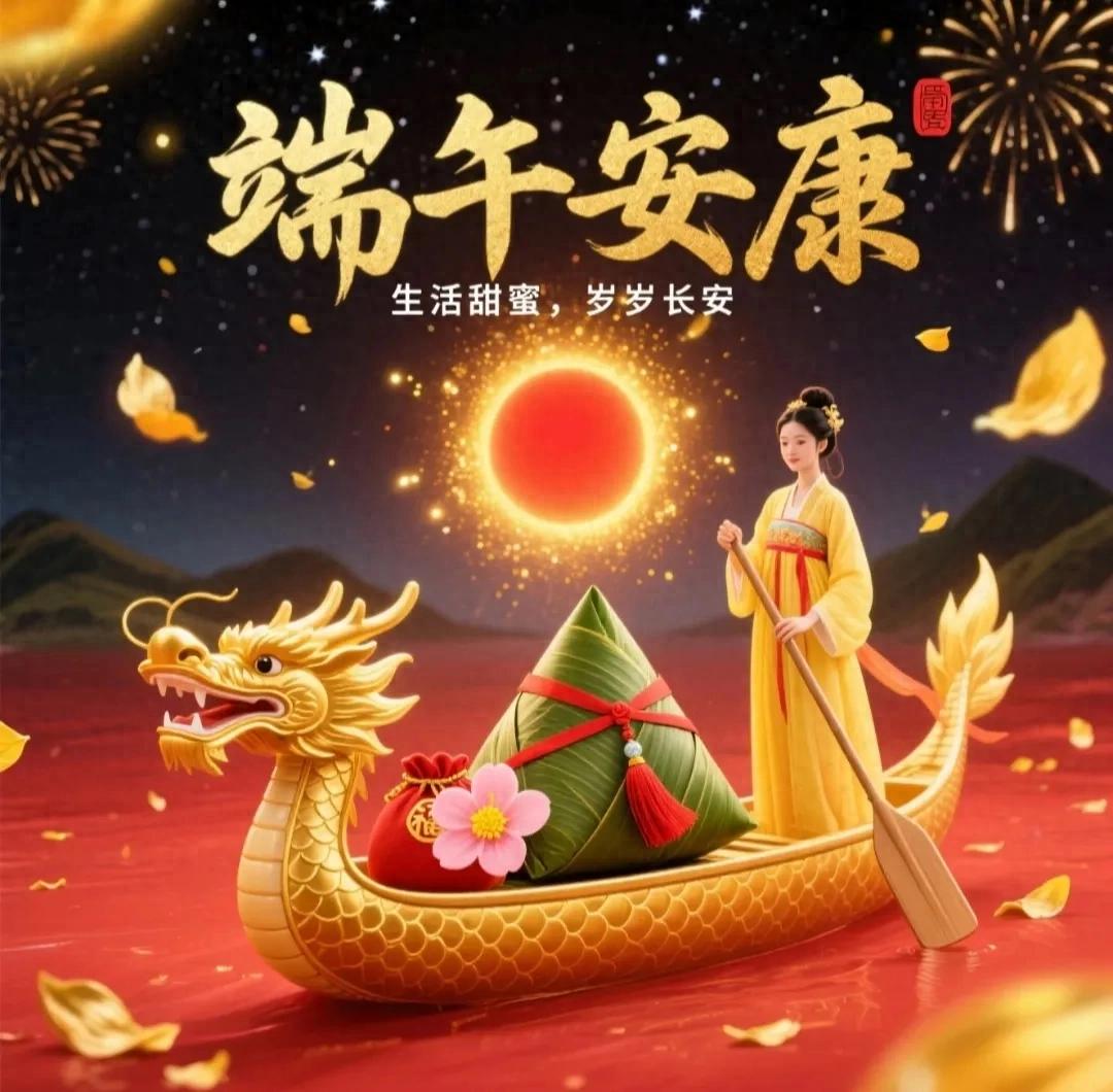 祝福端午节快乐的句子16句，万事顺意、平平安安