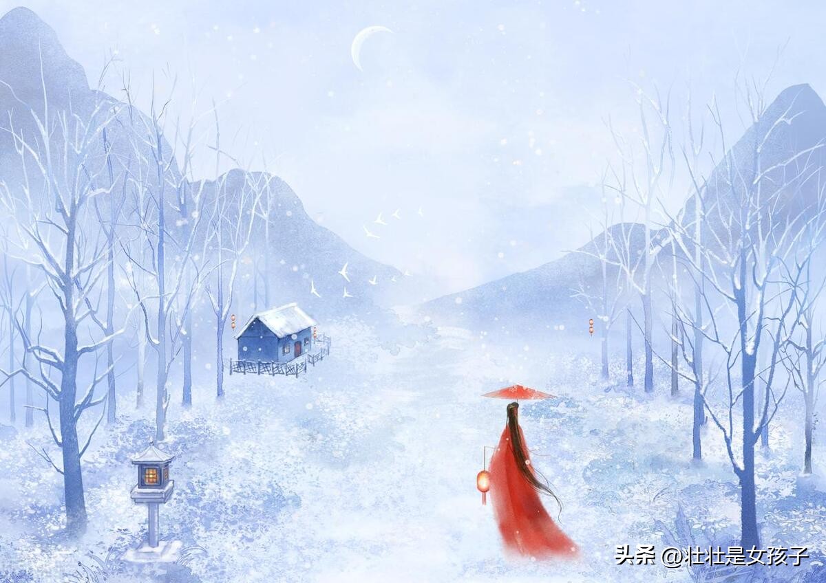 关于飘雪的唯美诗句8句，惊艳了整个冬天