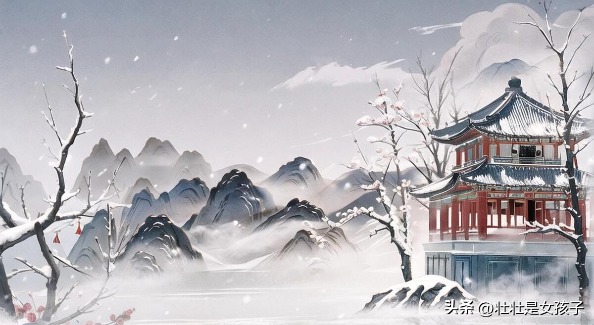 关于飘雪的唯美诗句8句，惊艳了整个冬天