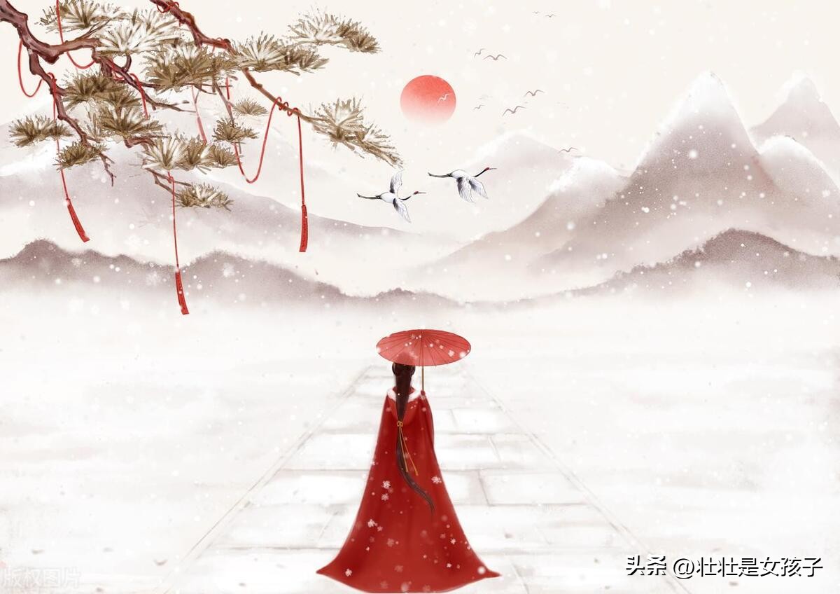 关于飘雪的唯美诗句8句，惊艳了整个冬天