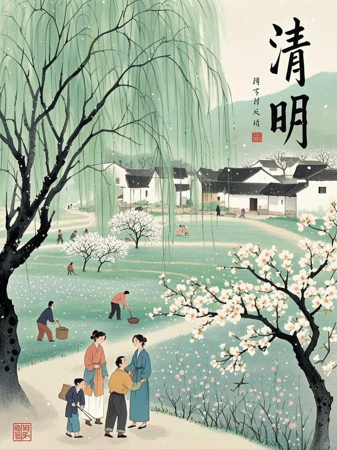 描写清明节的诗词30句，品读古诗词里的清明