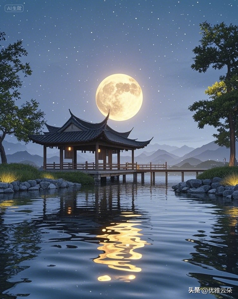 赞美月亮的优美诗句10句，如梦如幻，醉了流年!