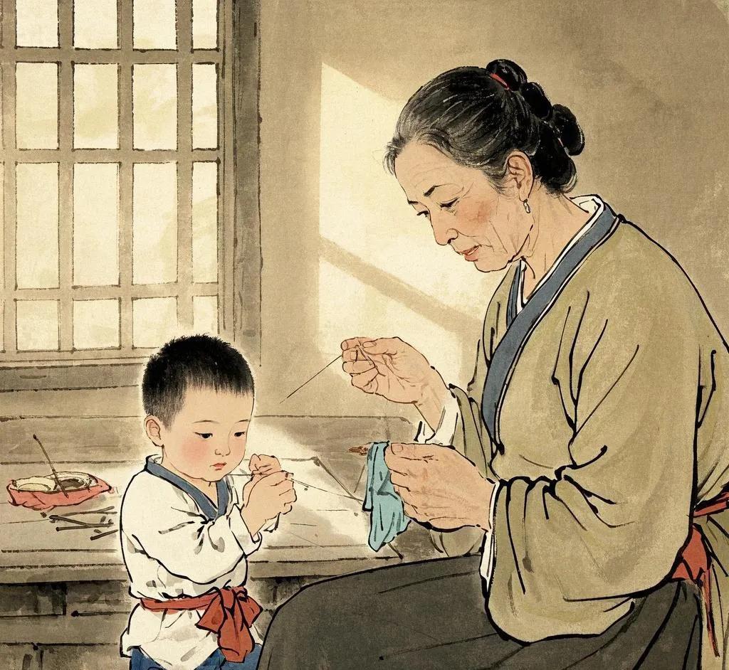 描写亲情的诗句8首，最动人的血脉深情