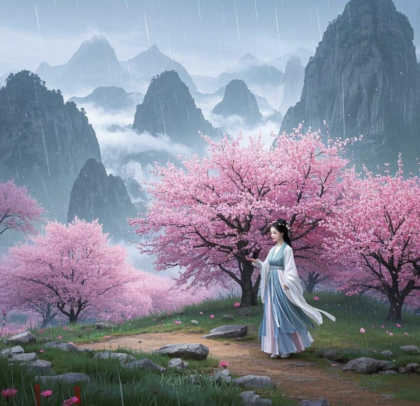 最有名的桃花诗10首，惊艳整个春天!