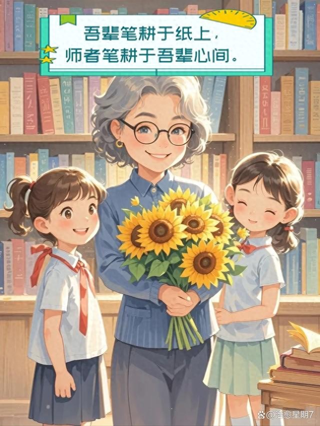 师恩佳句15句，唯我师恩日月长