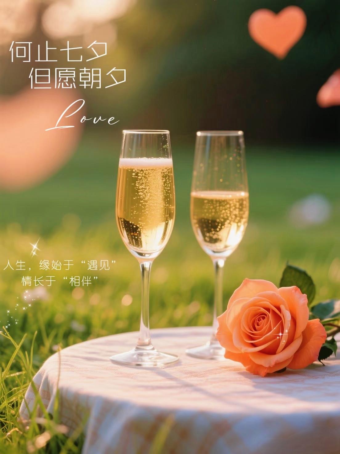 七夕情人节送女朋友的话20句，浪漫又深情!