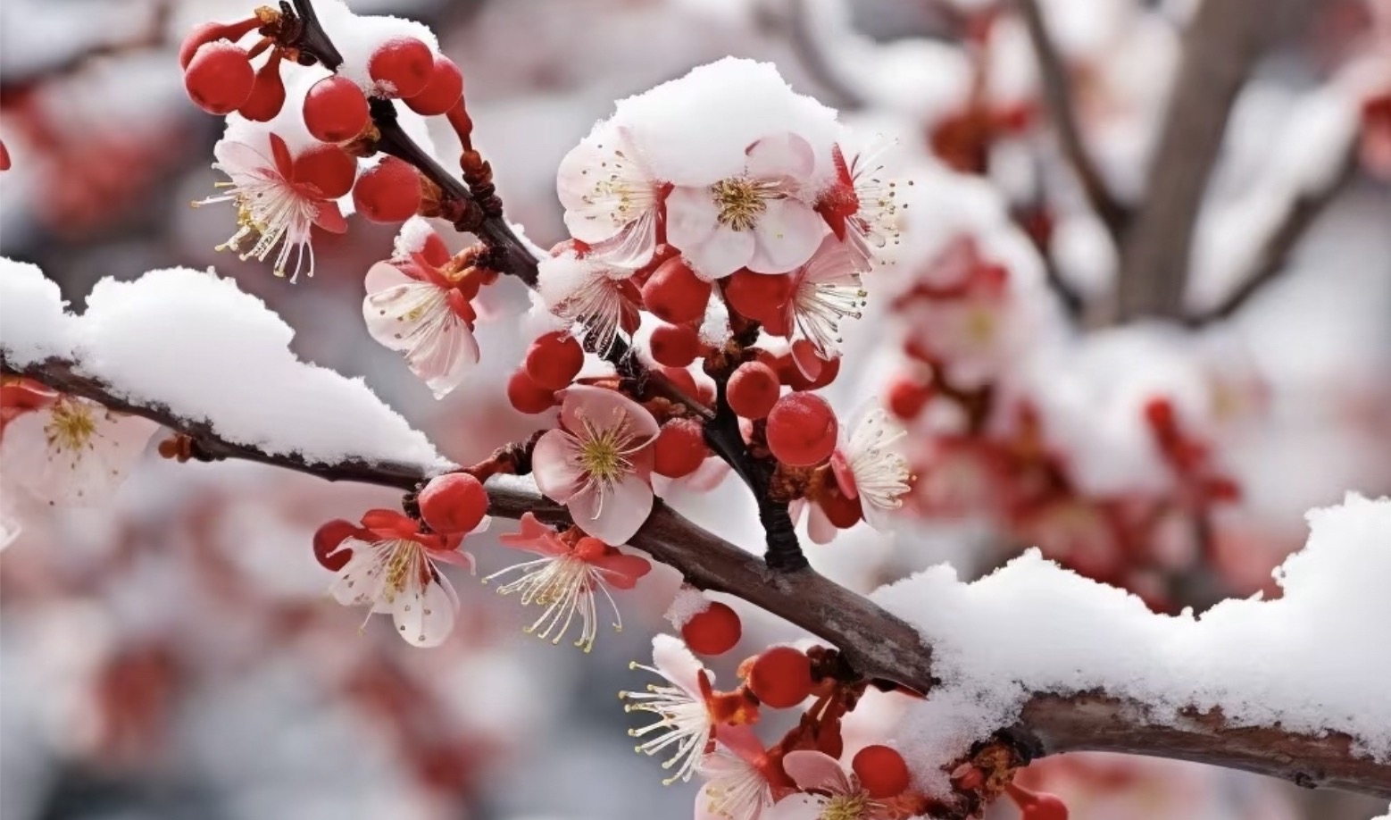 赞美梅花的古诗词句50首，唯美了整个冬天