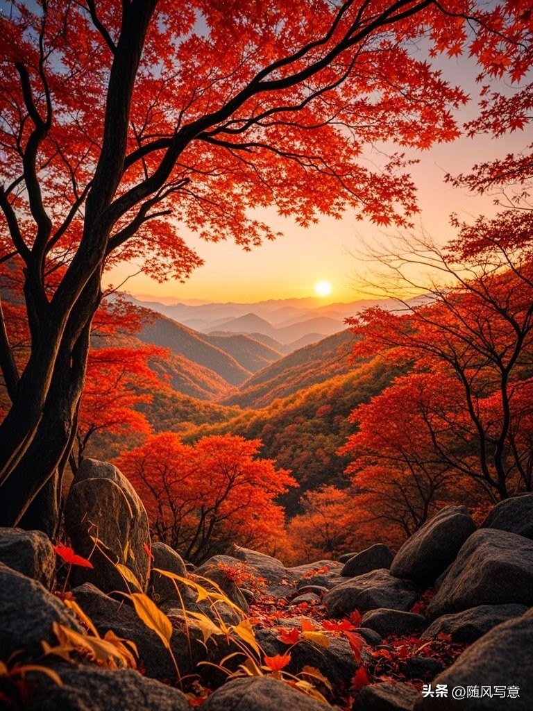 关于秋天的优美句子10句，一叶落，天下秋