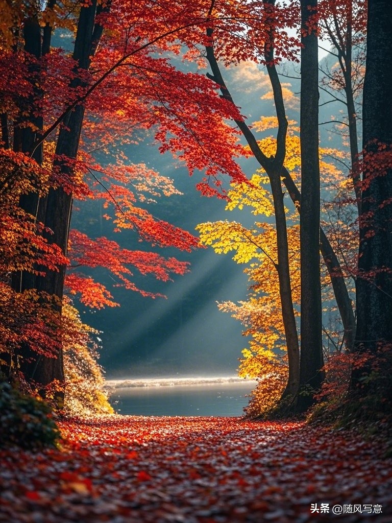 关于秋天的优美句子10句，一叶落，天下秋