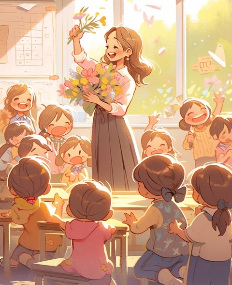 对教师的赞美诗句10句，夸到老师心坎里!