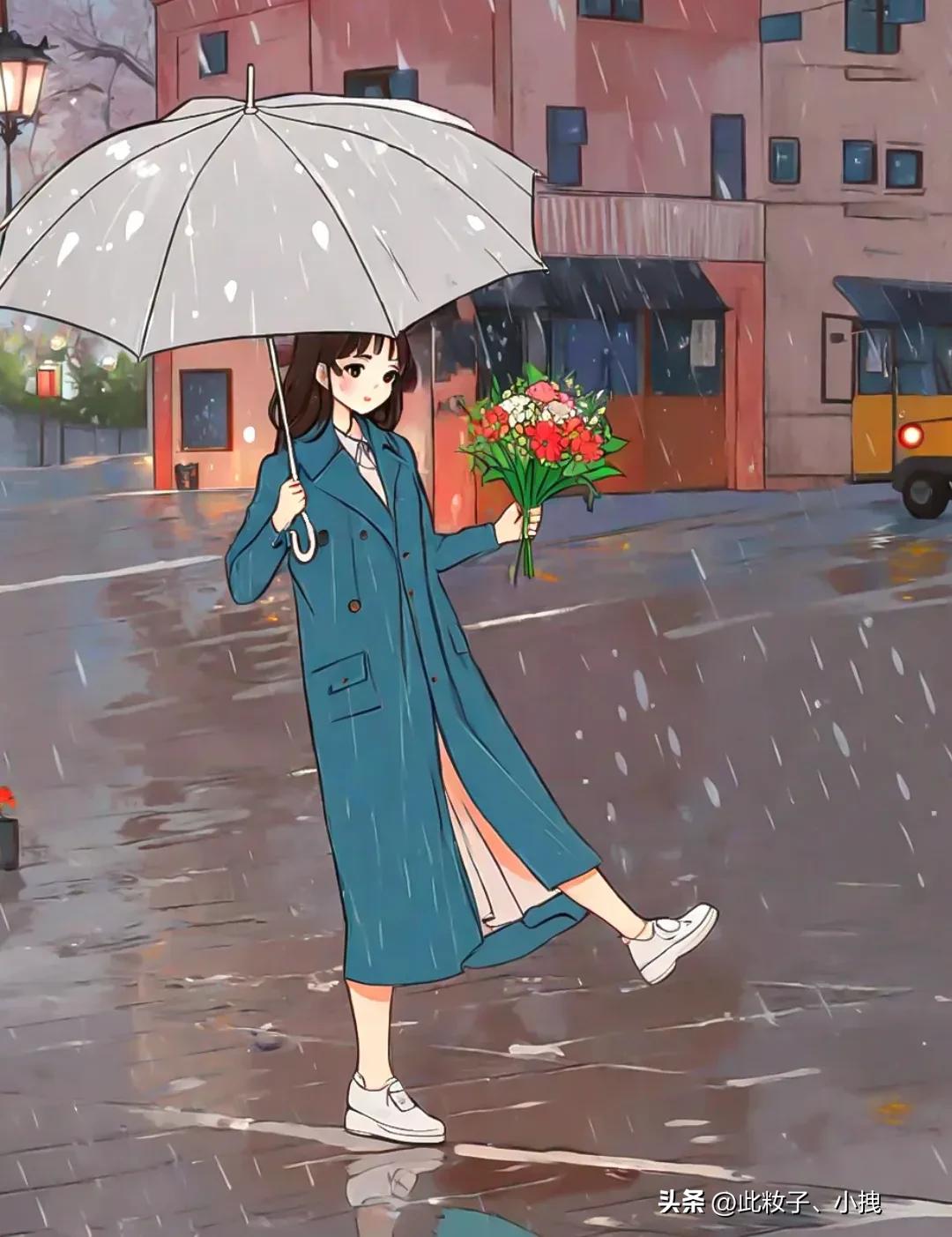 下雨天最走心文案10句，超级治愈!