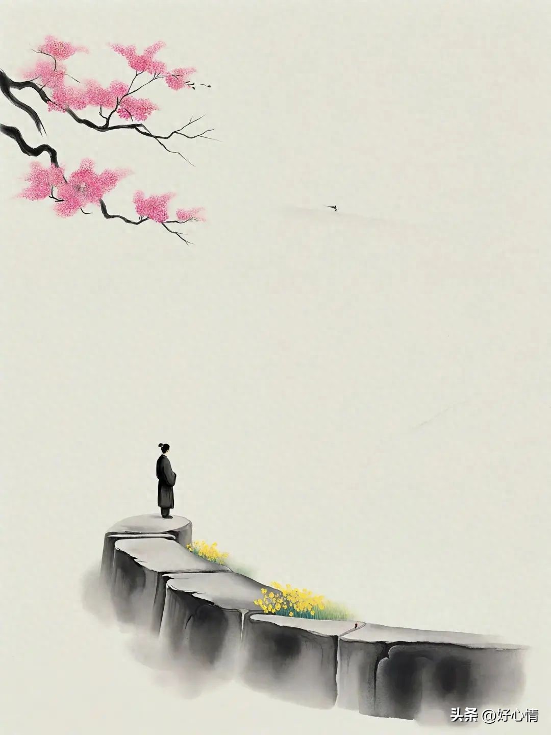 适合发朋友圈的佛系句子7句，渡人又自醒