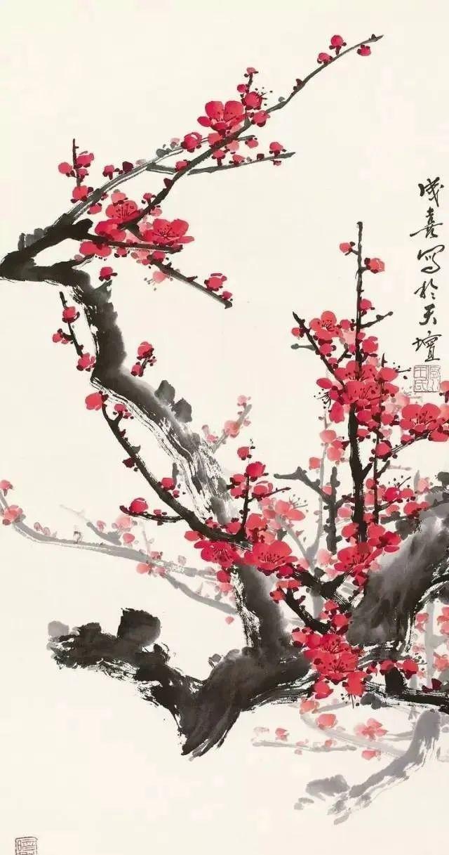 描写梅花的古诗词10首，字字写尽梅花风情