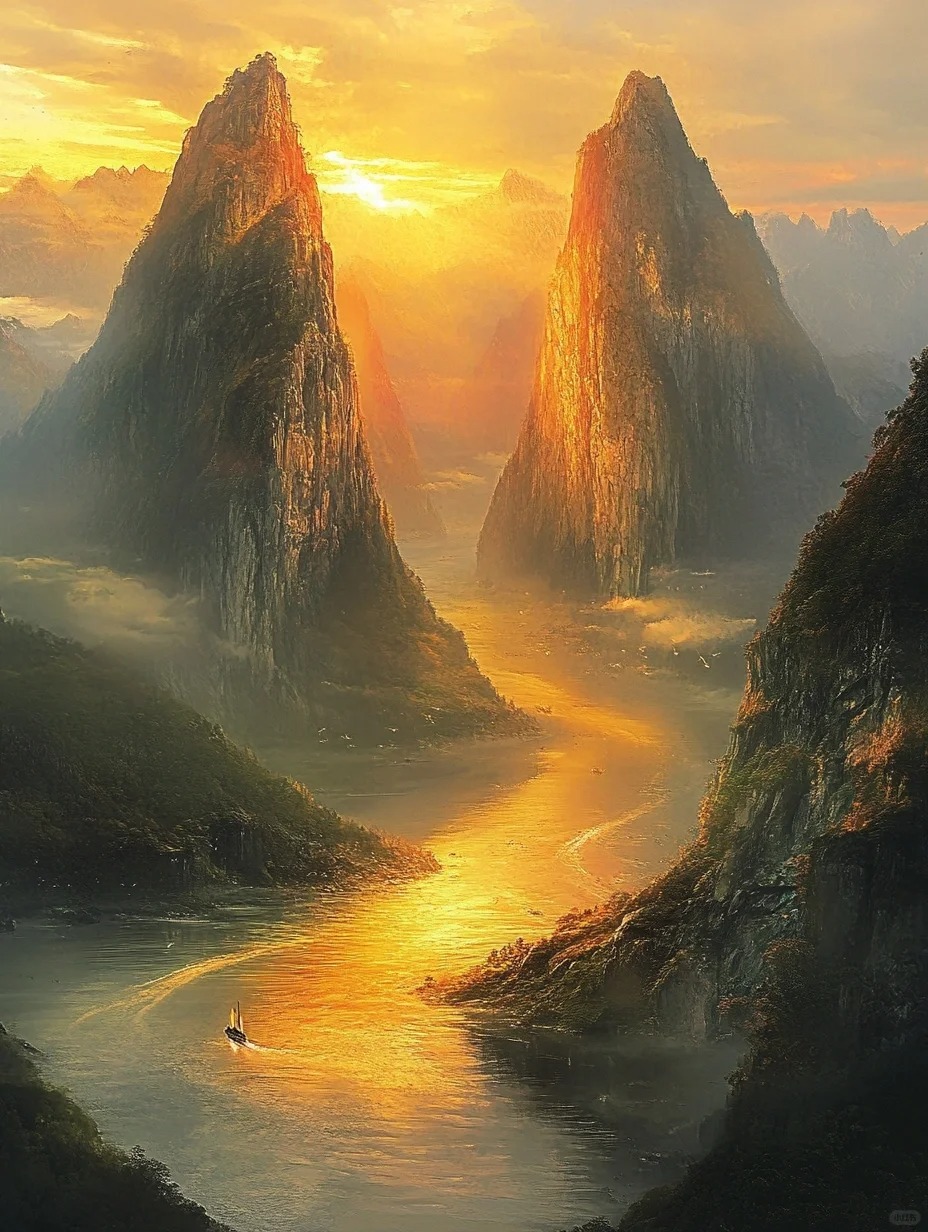 赞美长江的经典诗句13首，气势磅礴，传颂千年