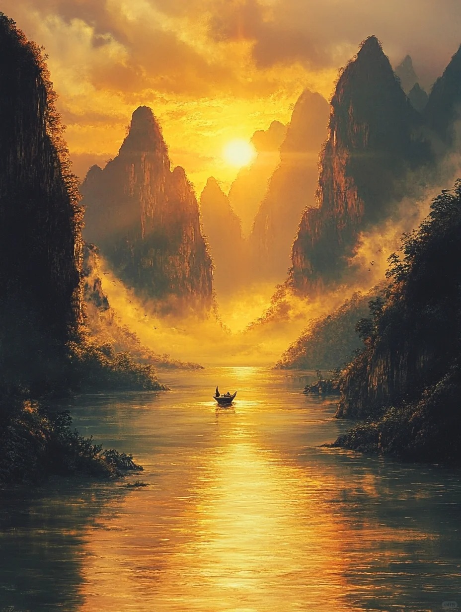 赞美长江的经典诗句13首，气势磅礴，传颂千年