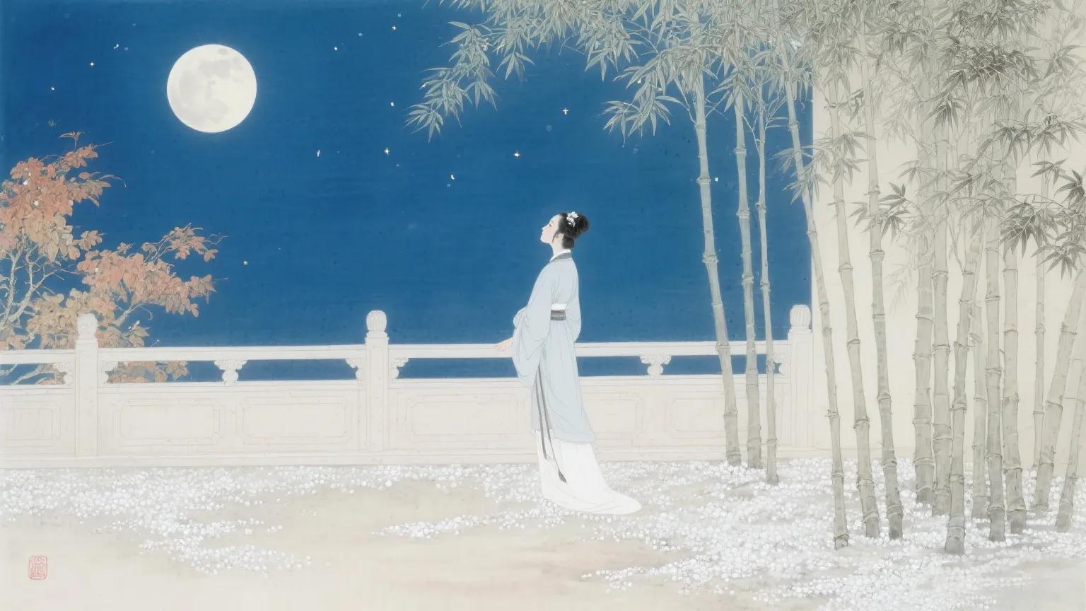 带月的诗句25句，品读跨越千年的月光絮语