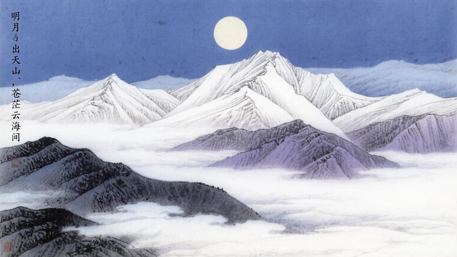 带月的诗句25句，品读跨越千年的月光絮语