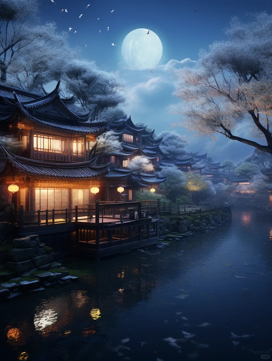 描写月亮的诗40首，每首都是千古绝唱!