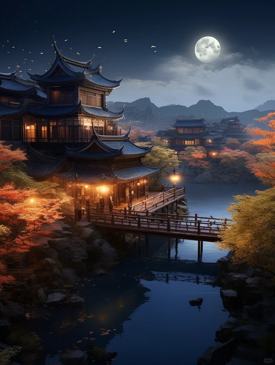 描写月亮的诗40首，每首都是千古绝唱!