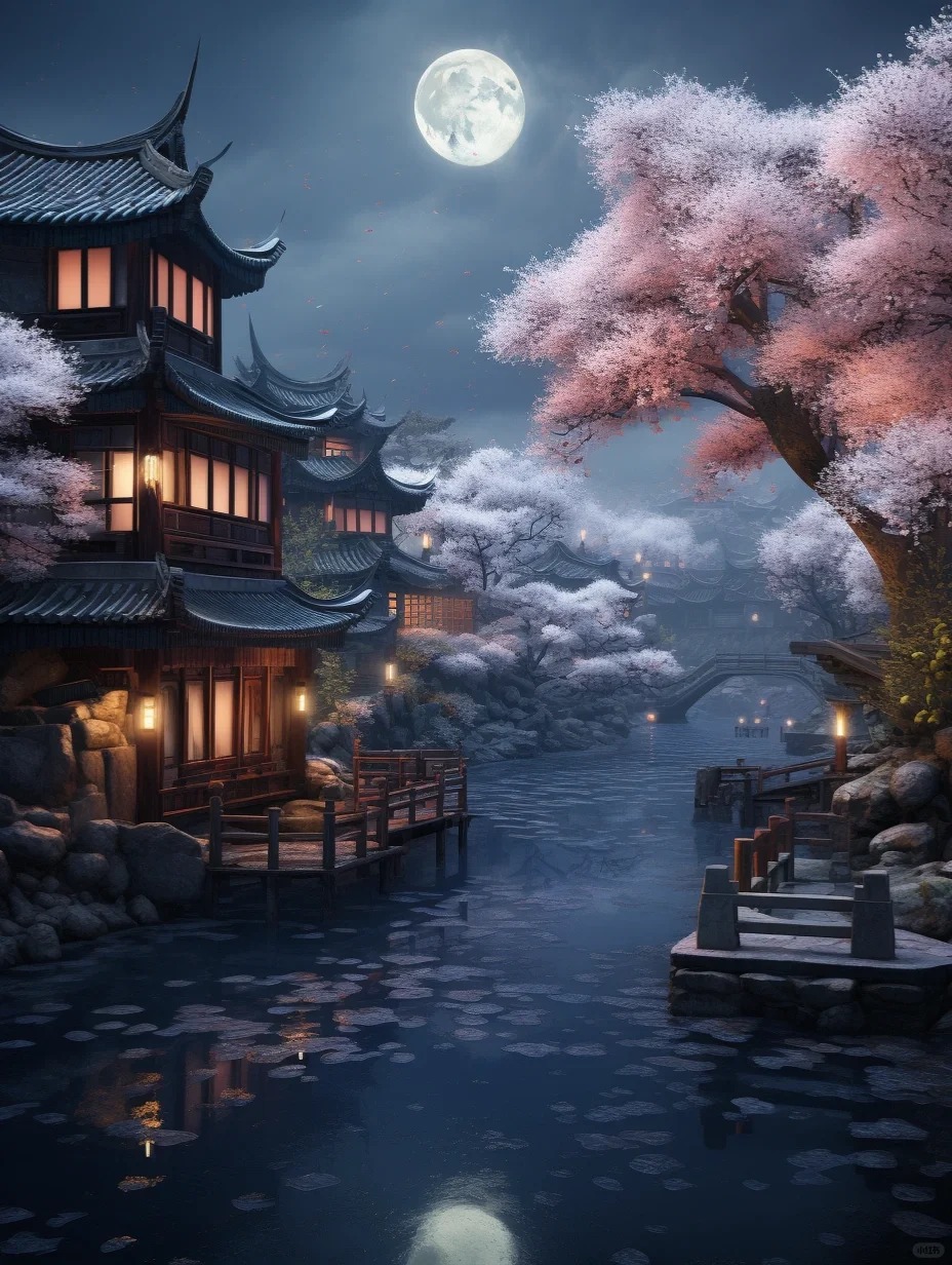 描写月亮的诗40首，每首都是千古绝唱!