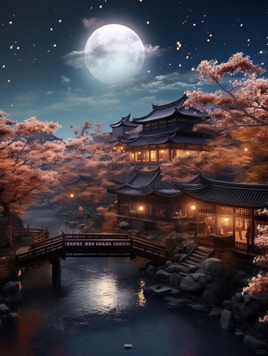 描写月亮的诗40首，每首都是千古绝唱!