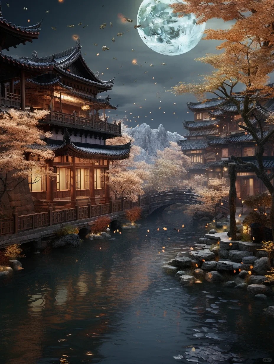 描写月亮的诗40首，每首都是千古绝唱!